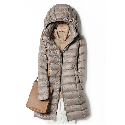 Damen Daunenjacke Ultraleicht Warm