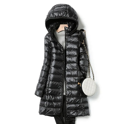 Damen Daunenjacke Ultraleicht Warm