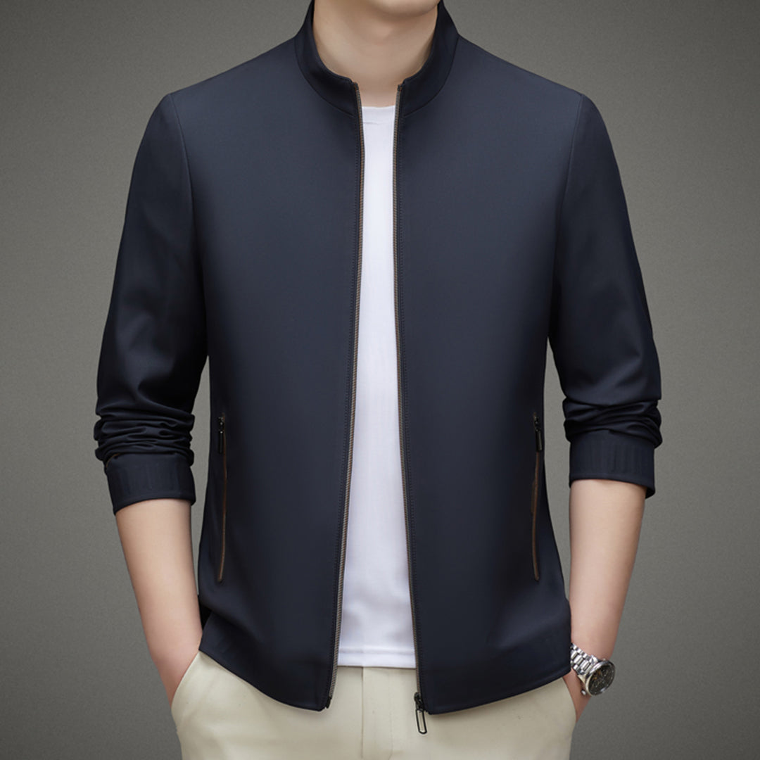 Herren Slimfit Jacke Reißverschluss