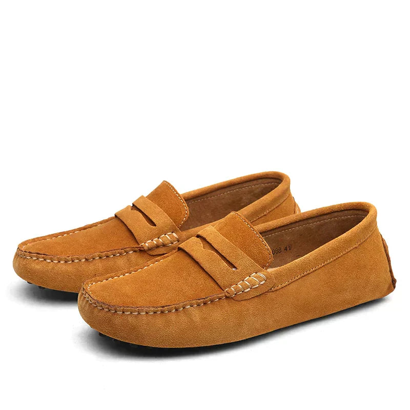 Italienische Damen Slipper Wildleder Bequem
