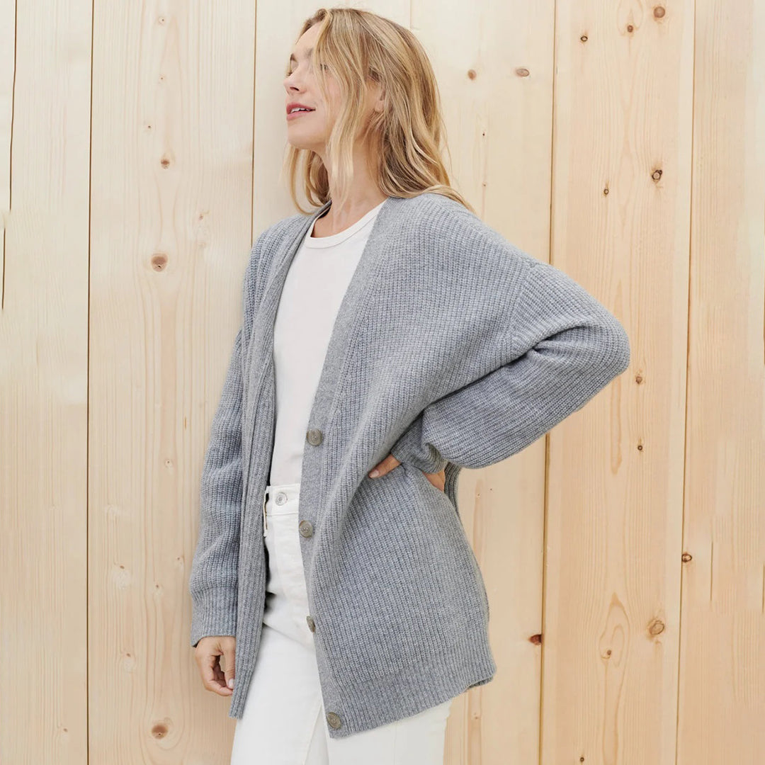 Damen Cardigan Oversized Weich