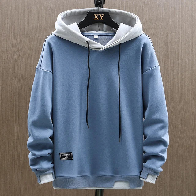Herren Hoodie Pullover Zwei-Tönig Freizeitstyle - Norvielle