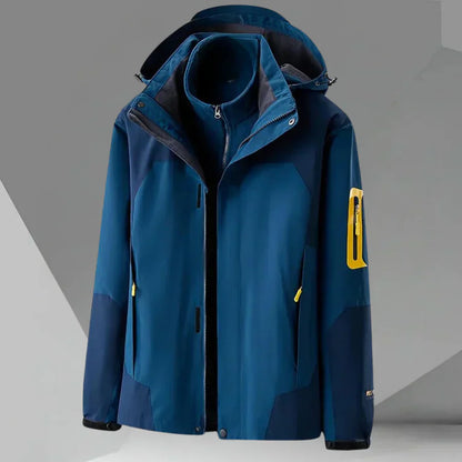 Herren Windbreaker Wasserdicht Kapuze