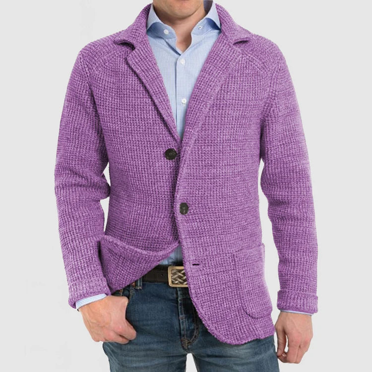 Herren Slim-Fit Blazer Businessanzug Modern