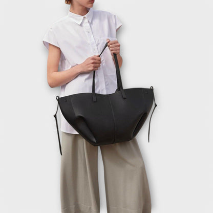 Damen Großtasche Geräumig Alltag Leder