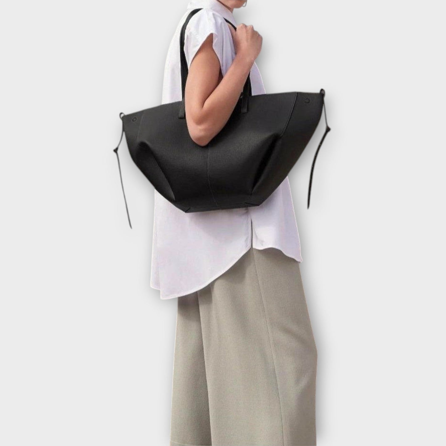 Damen Großtasche Geräumig Alltag Leder