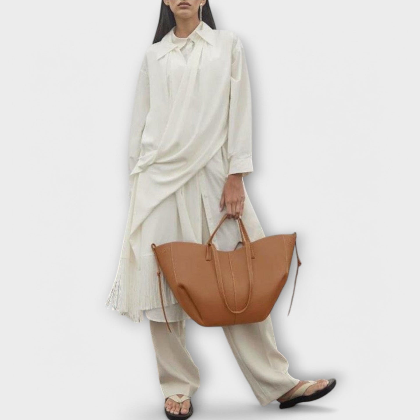 Damen Großtasche Geräumig Alltag Leder