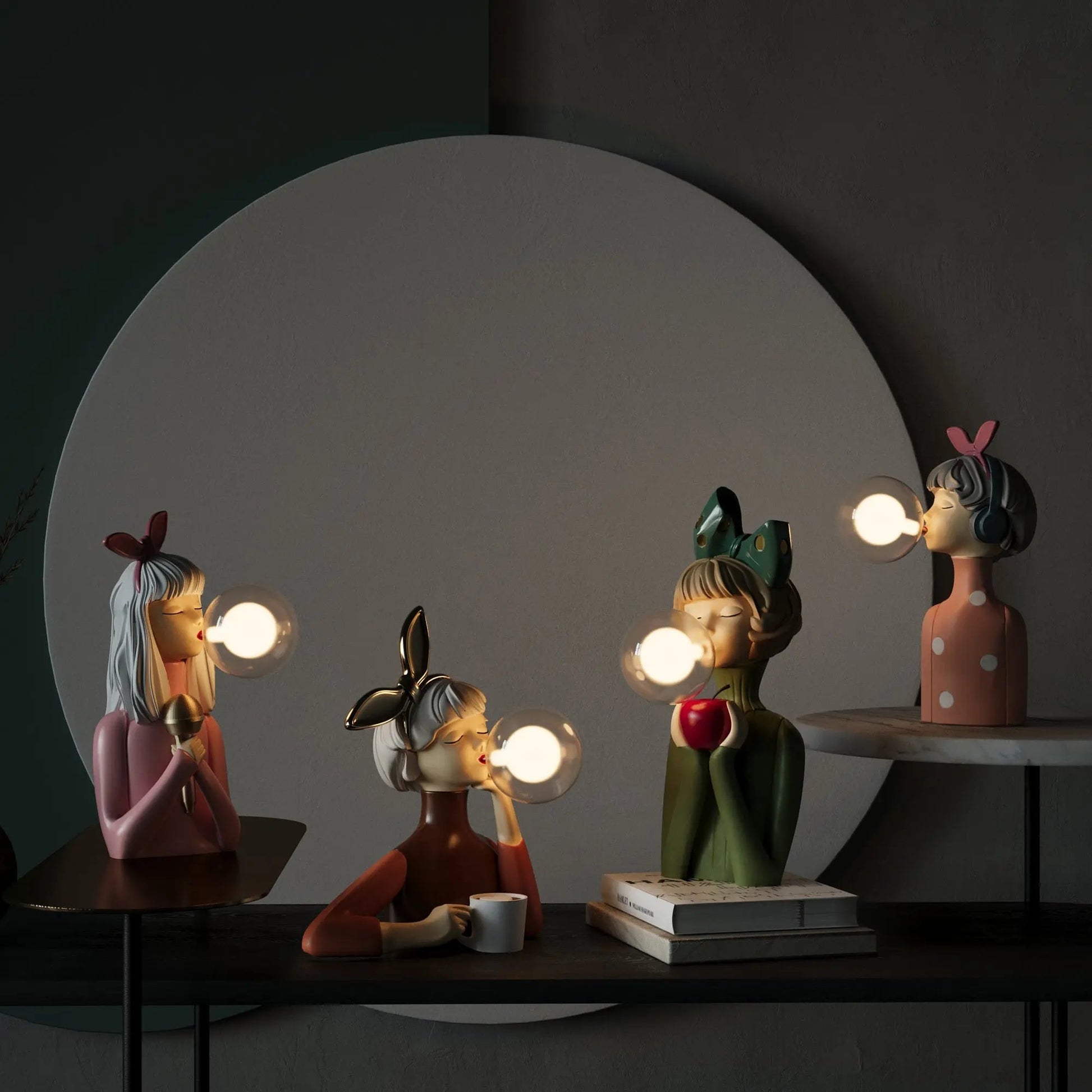 ElysianGlow - Artisan Sisters Tafellamp voor een Stijlvol Interieur Zendoo.de
