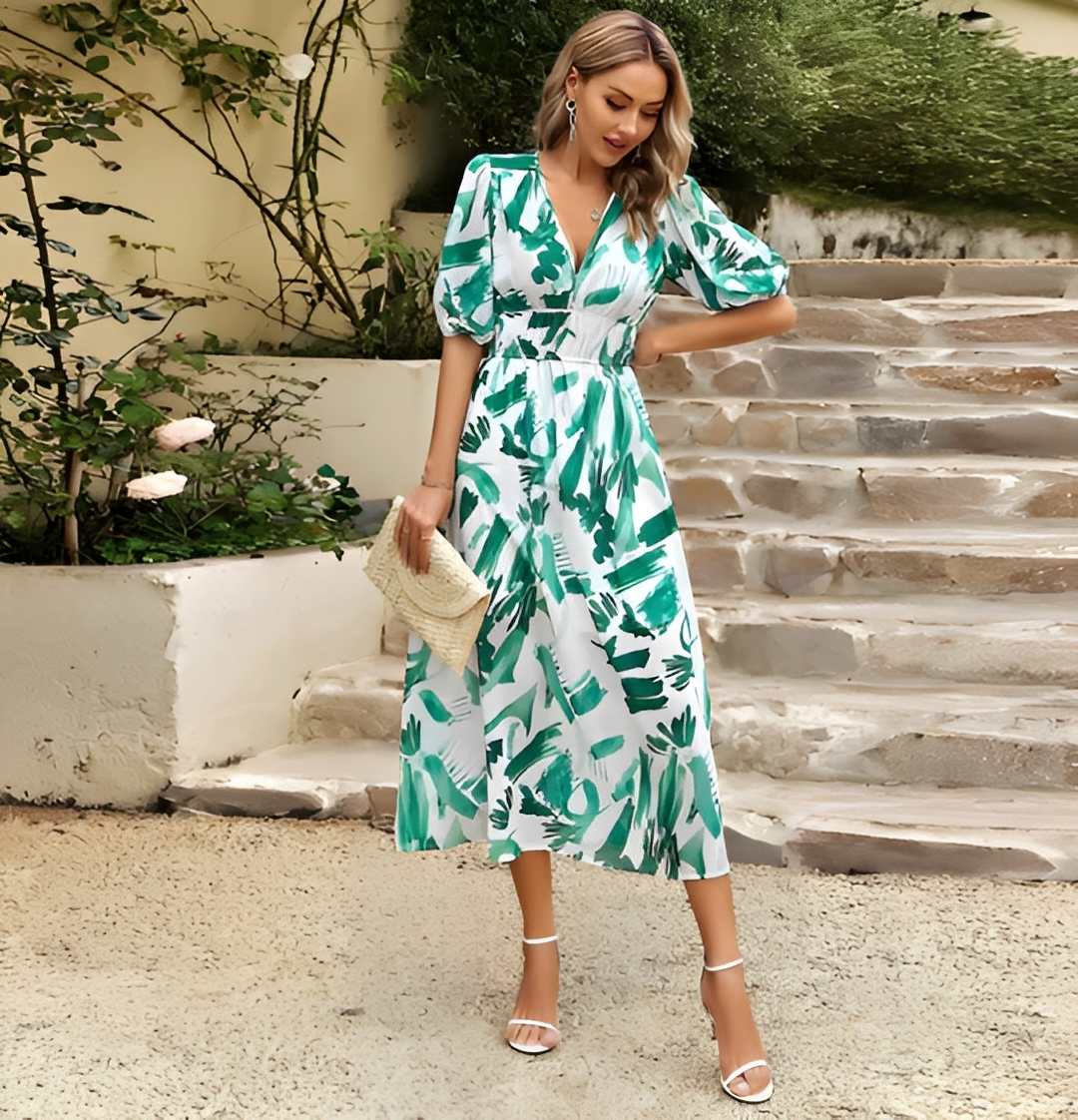 Elegantes Damen-Sommerkleid Kurz - Norvielle