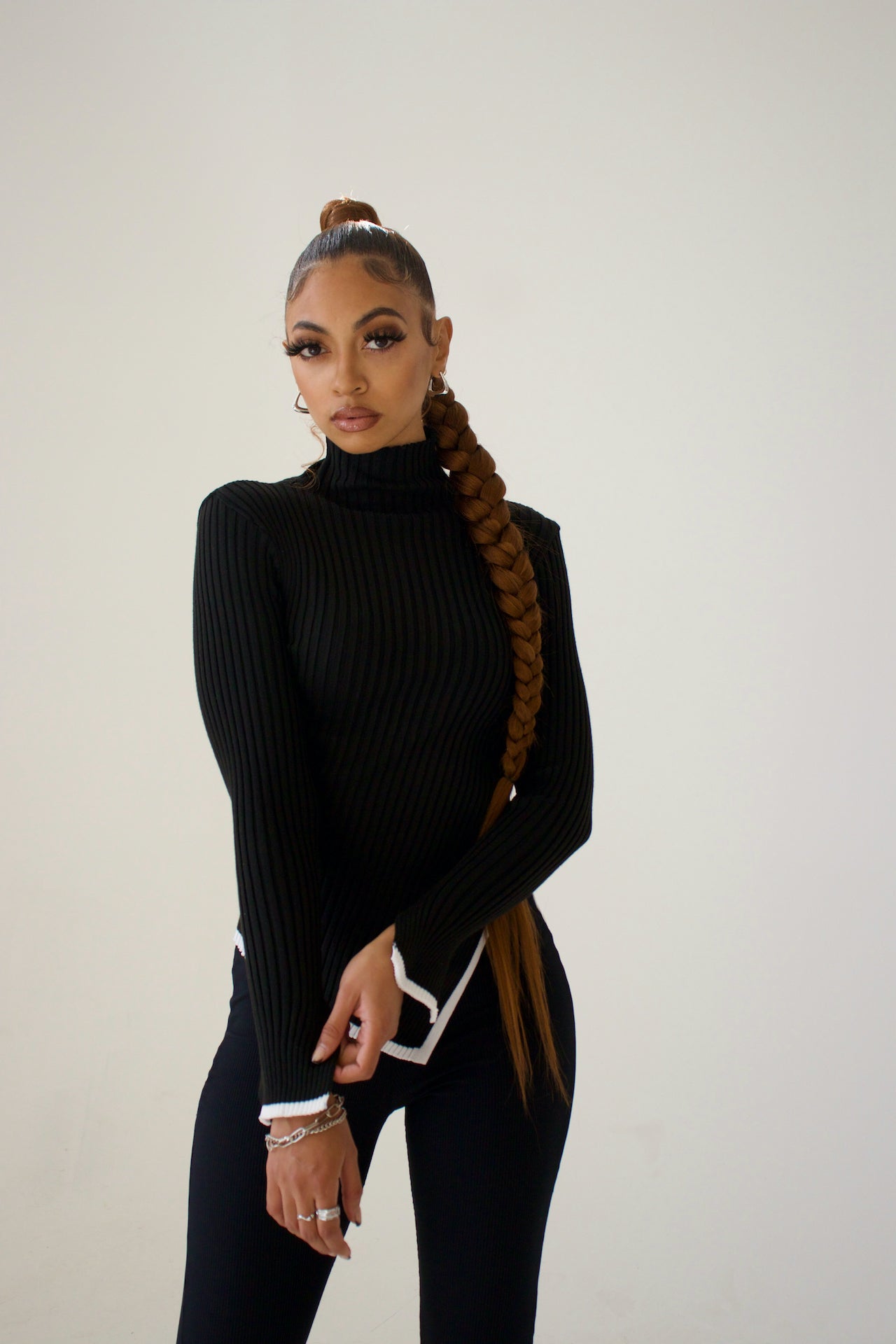Damen Rollkragenpullover Weich Großes Sortiment