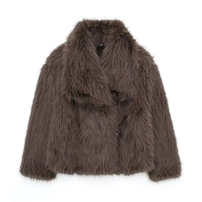 Macy | Luxuriöse Kunstfell-Jacke – Stilvoll, Kuschelig und Zeitlos Zendoo.de