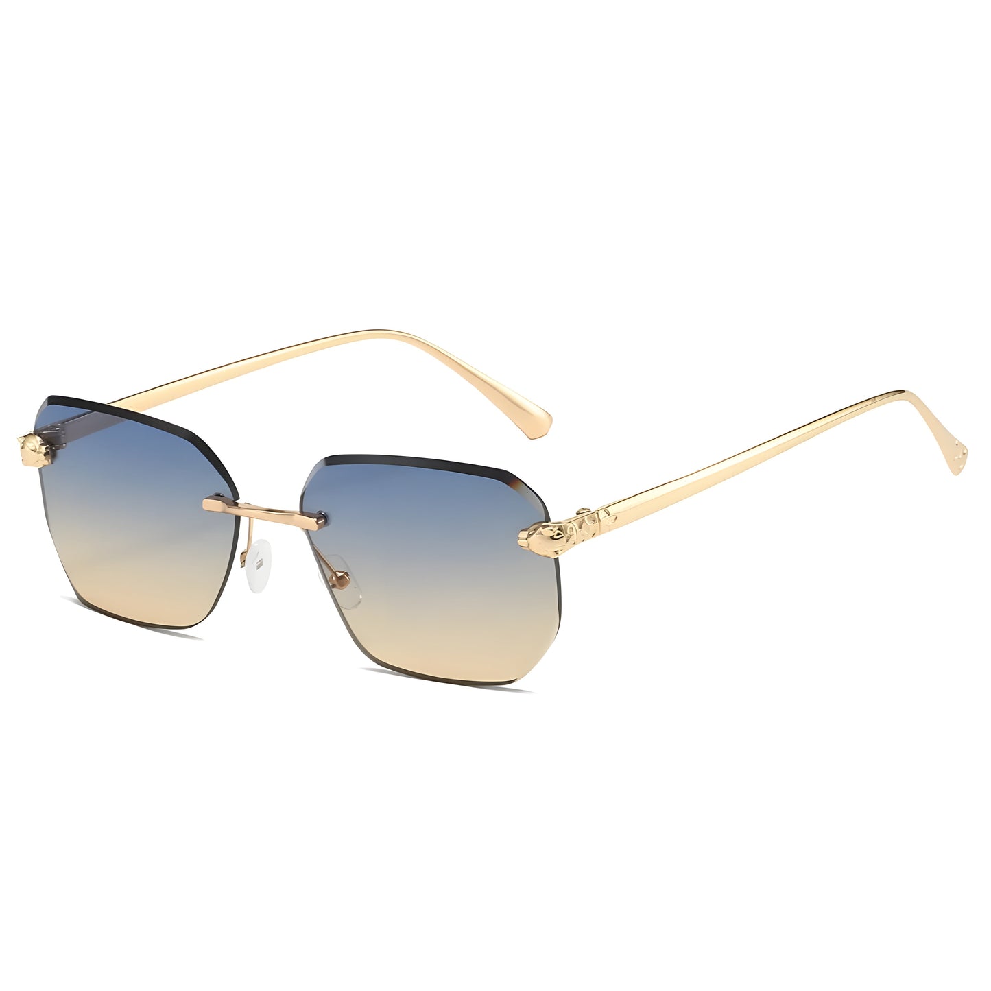 Herren Sonnenbrille Rahmenlos Sportlich