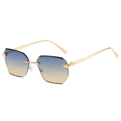 Herren Sonnenbrille Rahmenlos Sportlich