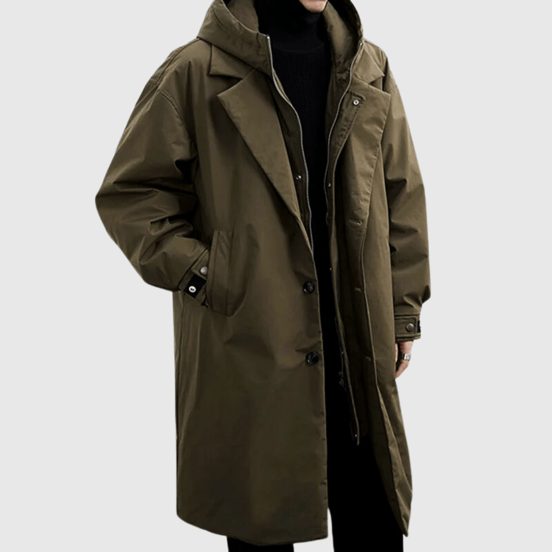Herren Regenmantel Wasserdicht Winddicht Modern - Norvielle