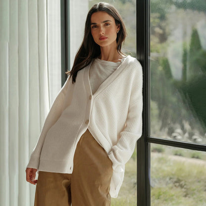 Damen Cardigan Oversized Weich