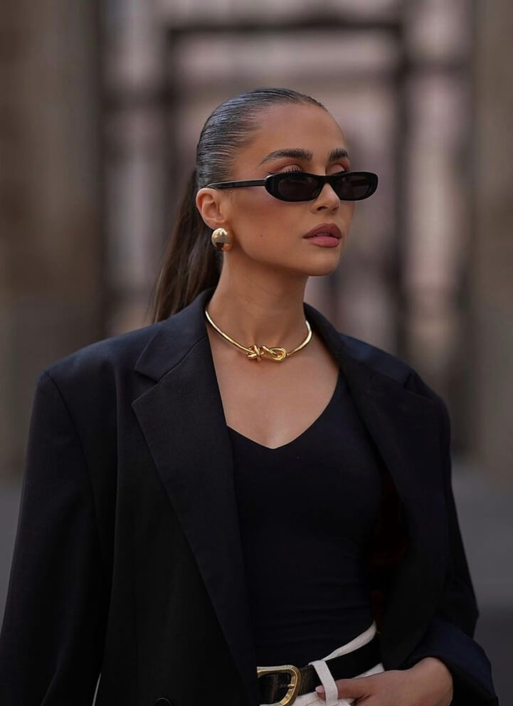 Damen Sonnenbrille Trendig Schirmbrille