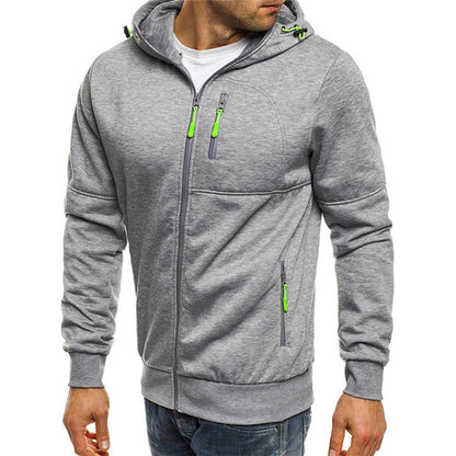 Herren Hoodie Reißverschluss