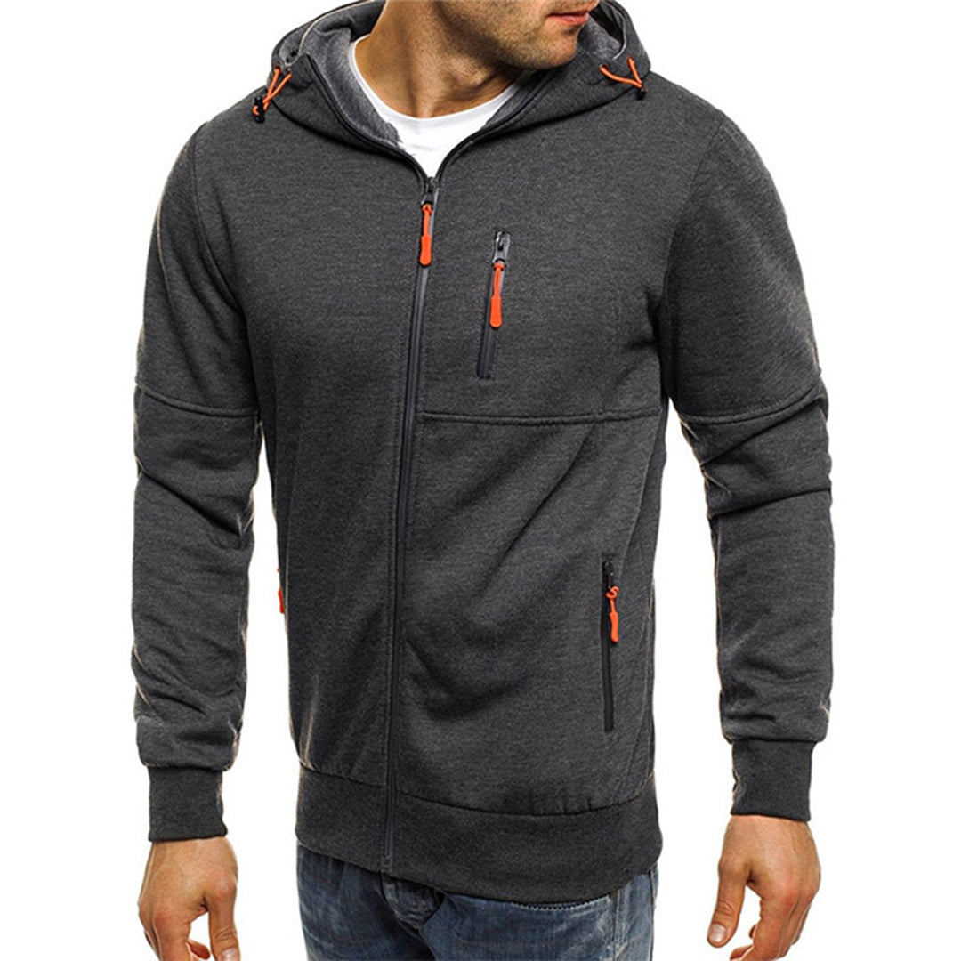 Herren Hoodie Reißverschluss