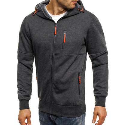 Herren Hoodie Reißverschluss