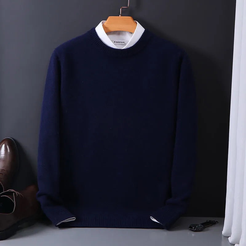 Herren Pullover Langärmlig Warm Freizeit