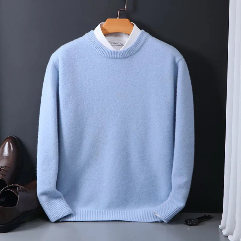 Herren Pullover Langärmlig Warm Freizeit