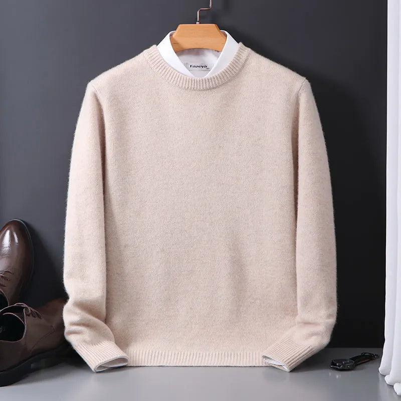 Herren Pullover Langärmlig Warm Freizeit