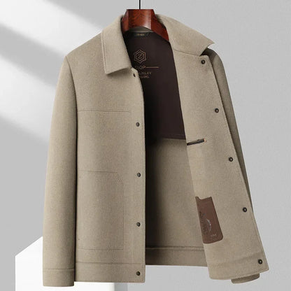 Herren Wolljacke Schurwolle Elegant