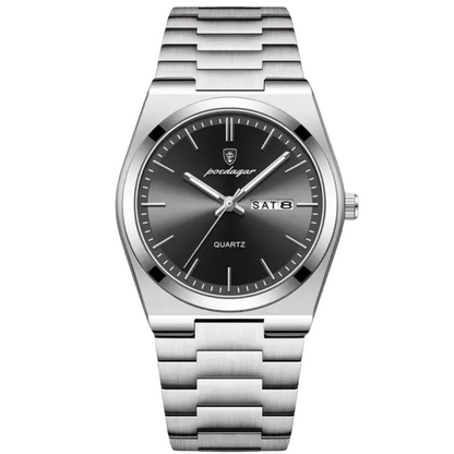 Herrenuhr Edelstahl 41mm Elegant
