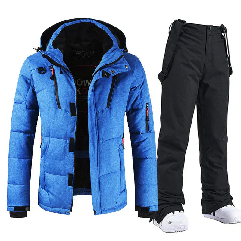 Herren Skianzug Wasserdicht Winddicht Jacke und Hose