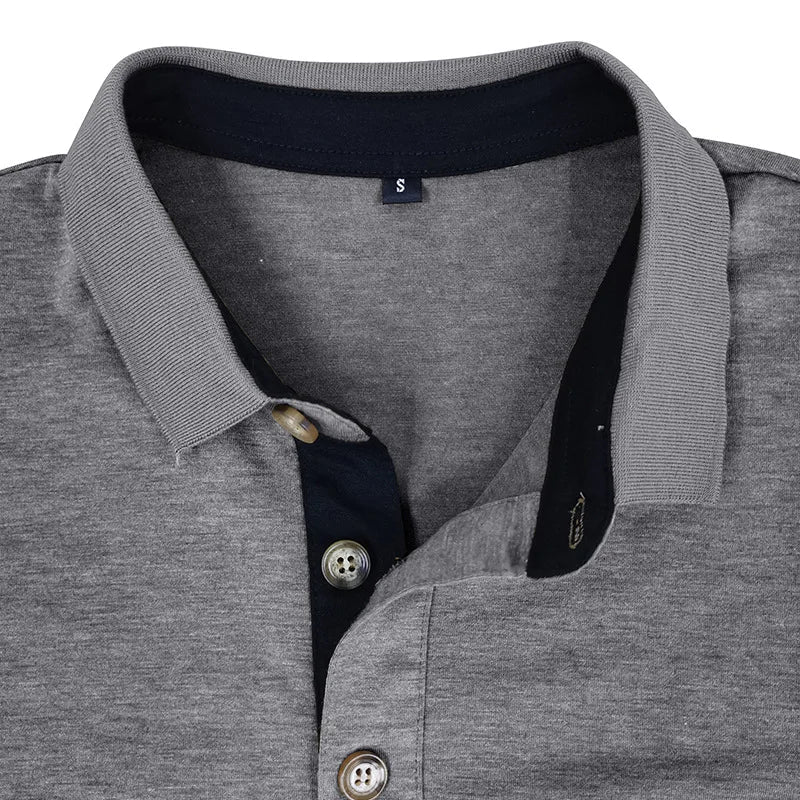 Herren Langarmhemd Slim Fit Klassisch