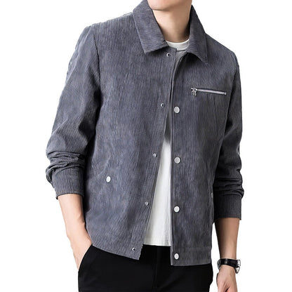 Herren Übergangsjacke Kord Klassisch Hochwertig