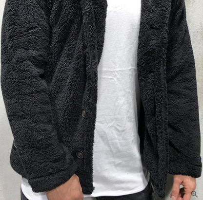 Herren Fleece Kapuzenjacke Warm - Norvielle