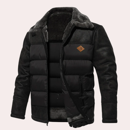 Herren Winterjacke Wasserdicht Warm Kuschelig