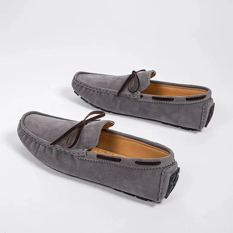 Herren Leder-Schnürloafer Elegantes Design