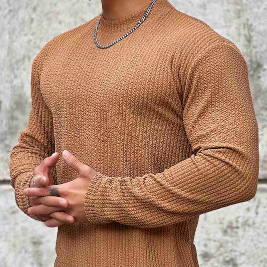 Herren Fitnesspullover Warm Funktionell Sportlich - Norvielle