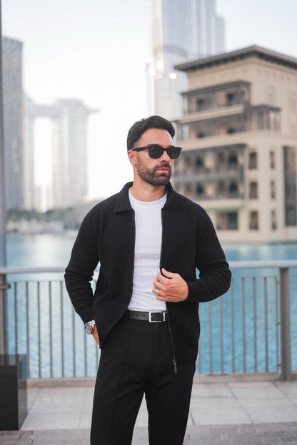 Herren Kaschmir Strickjacke Weich Elegant