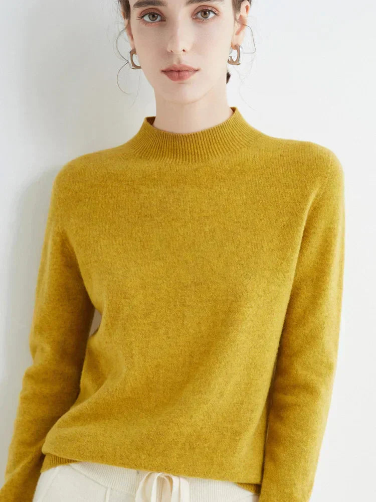 Damen Pullover Langarm Elegantes Design