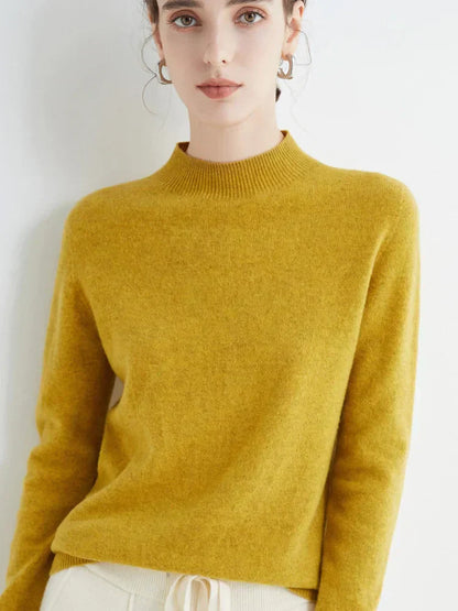 Damen Pullover Langarm Elegantes Design