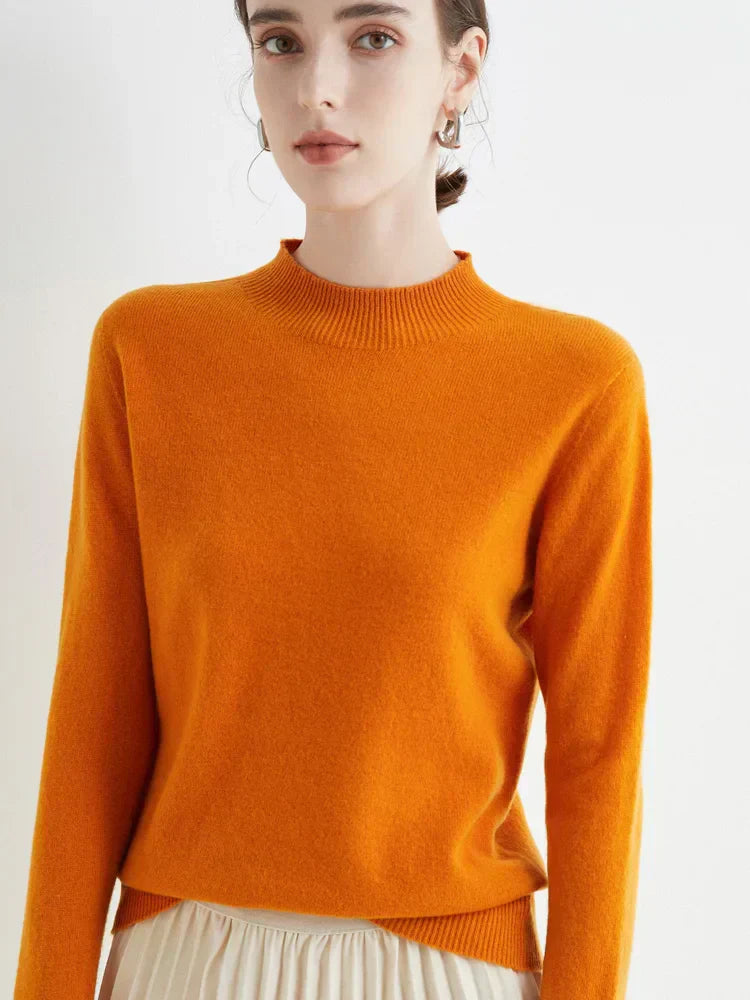 Damen Pullover Langarm Elegantes Design