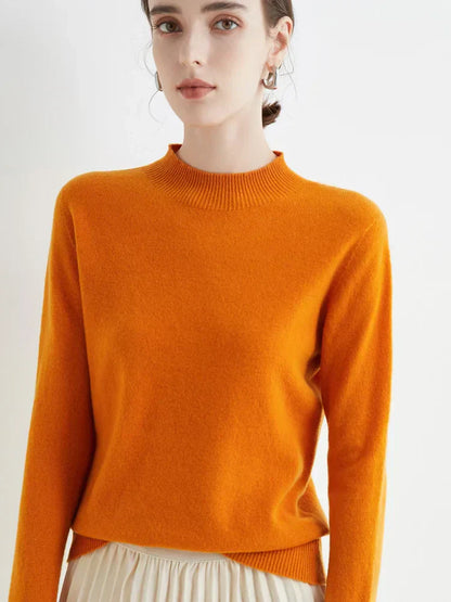 Damen Pullover Langarm Elegantes Design