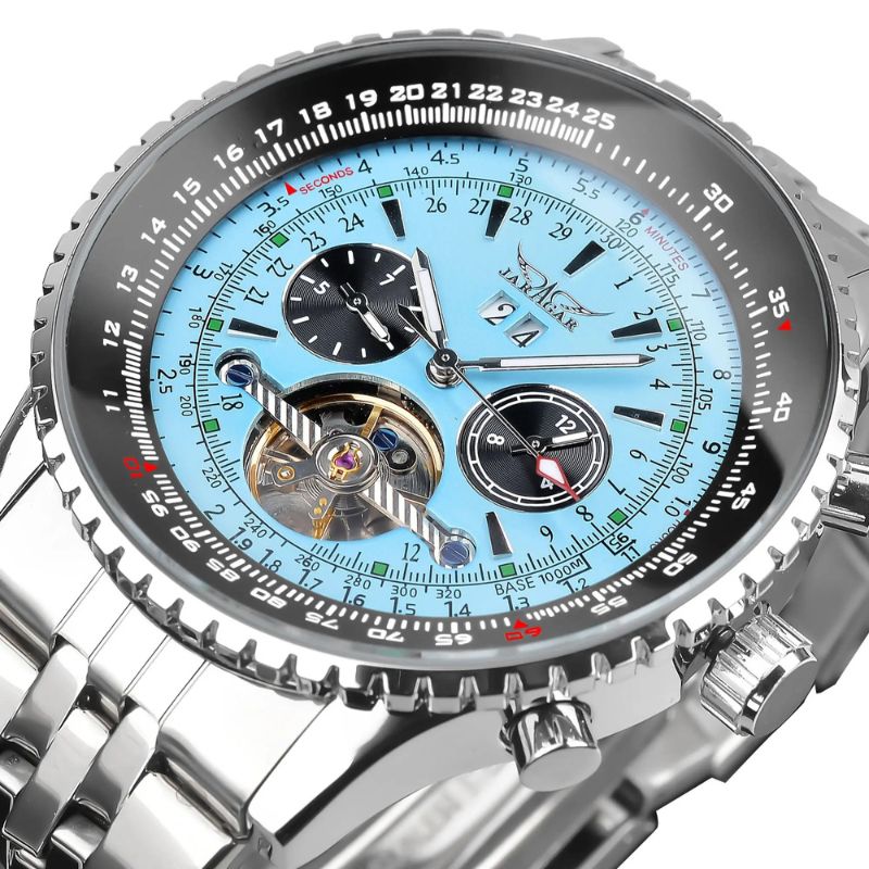 Herrenuhr Automatik Edelstahl Mechanisch - Norvielle