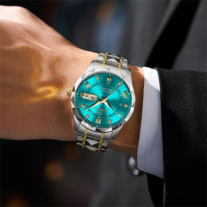 Herrenuhr Edel Leder