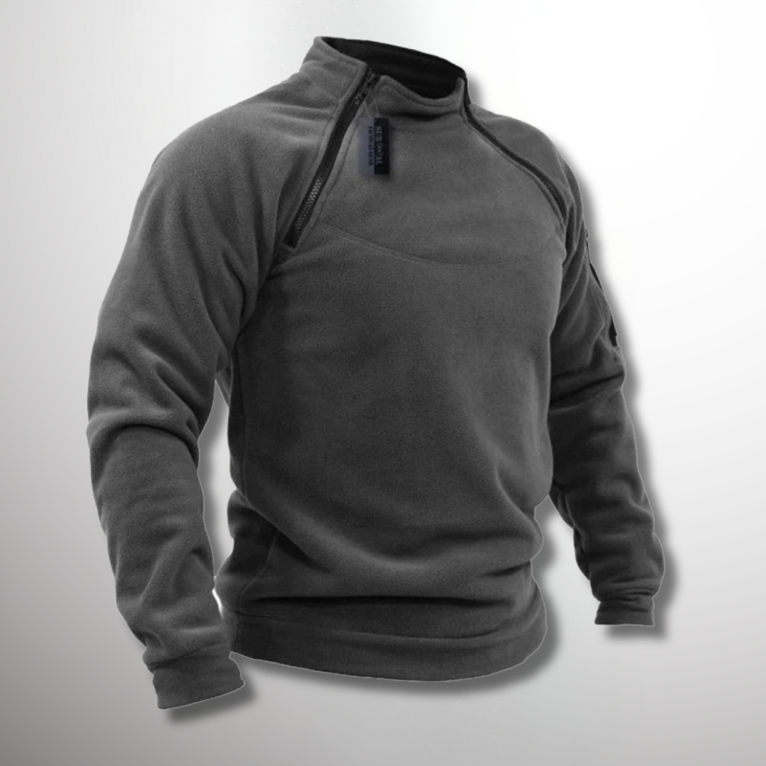 Herren Pullover Viertelzip Stehkragen Modern - Norvielle