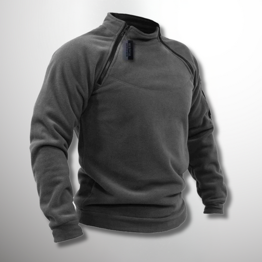 Herren Pullover Viertelzip Stehkragen Modern - Norvielle