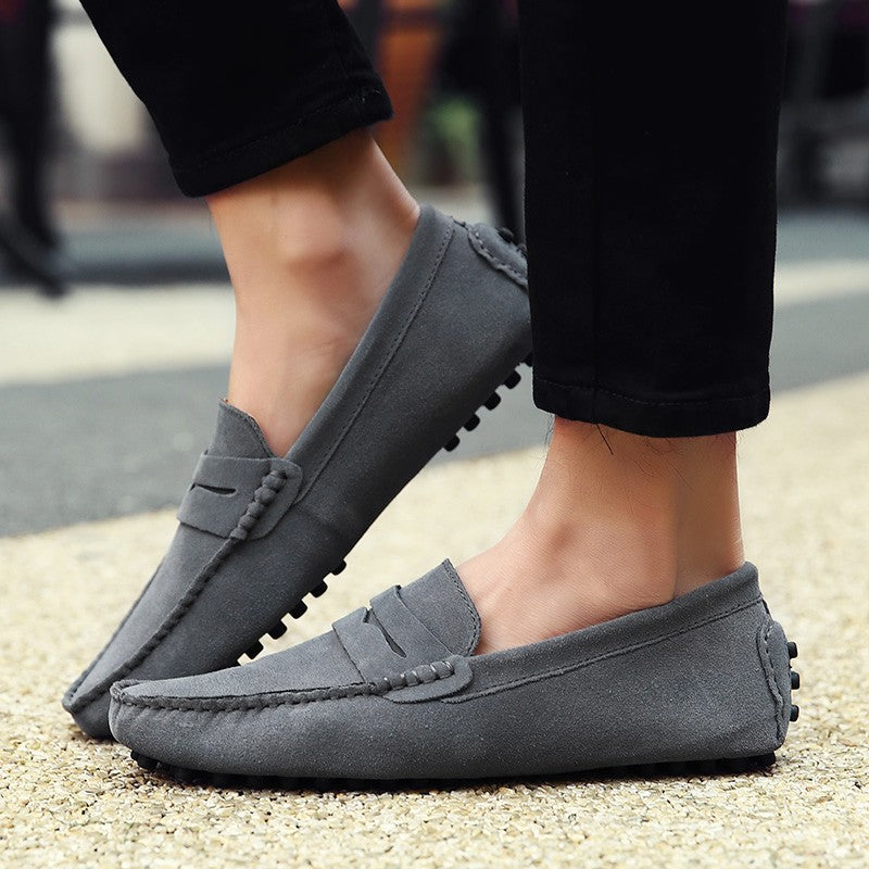 Damen Mocka Loafers Schuhe Modern Lederschuhe