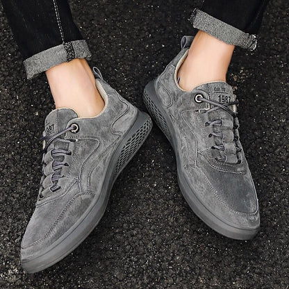 Herren Sneaker Sport Schuhe Wildleder