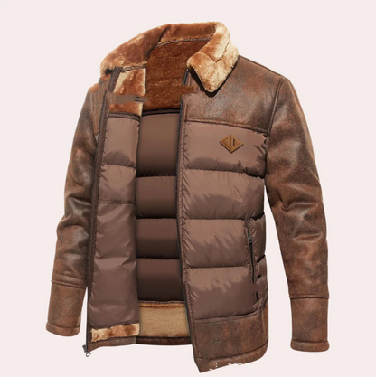 Herren Winterjacke Wasserdicht Warm Kuschelig - Norvielle