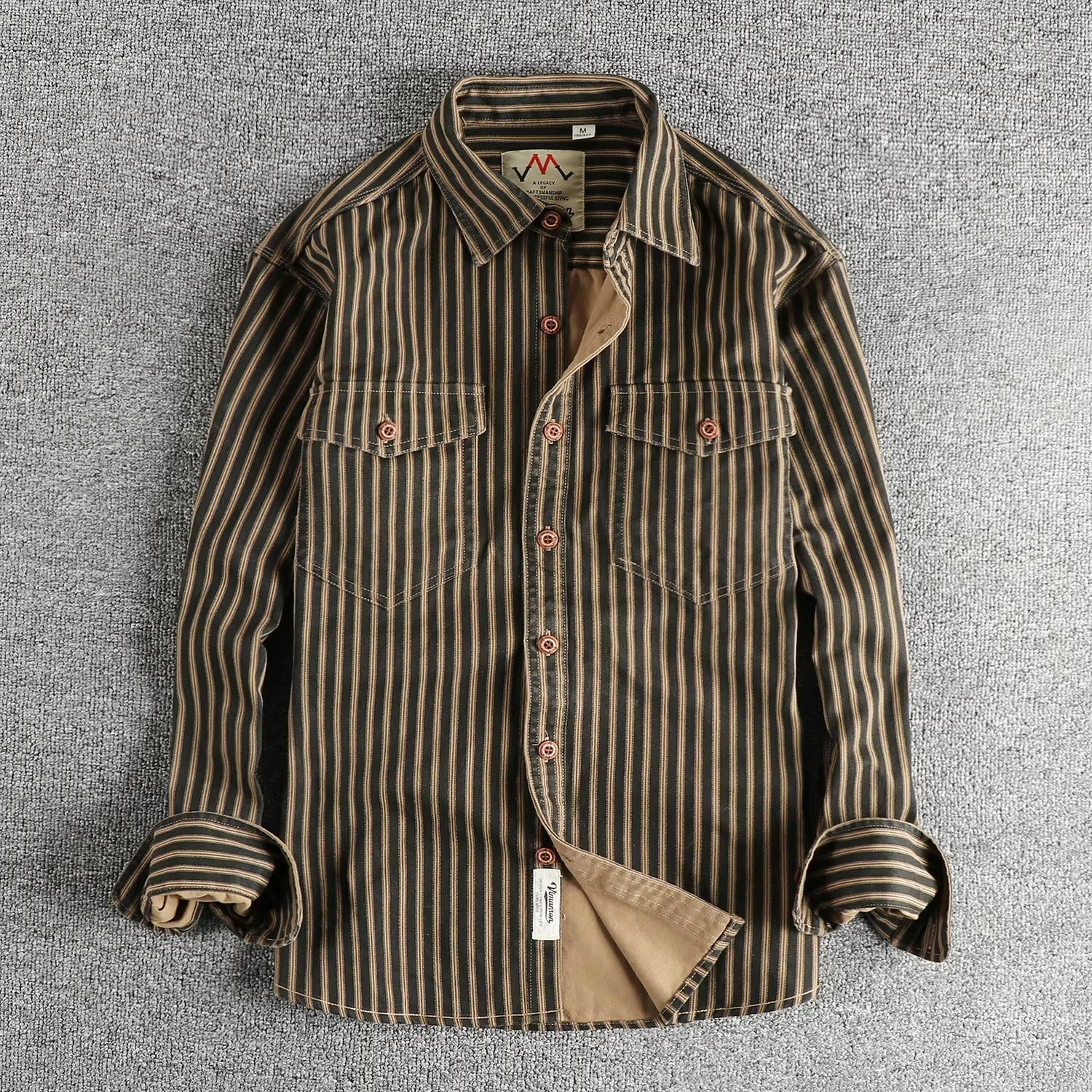 Herren Hemd Utility Style Baumwolle - Norvielle