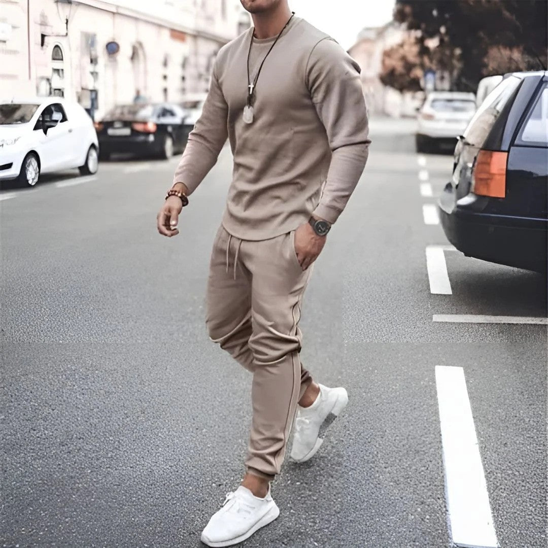 Herren Trainingsanzug Set Sportlich Komfortabel