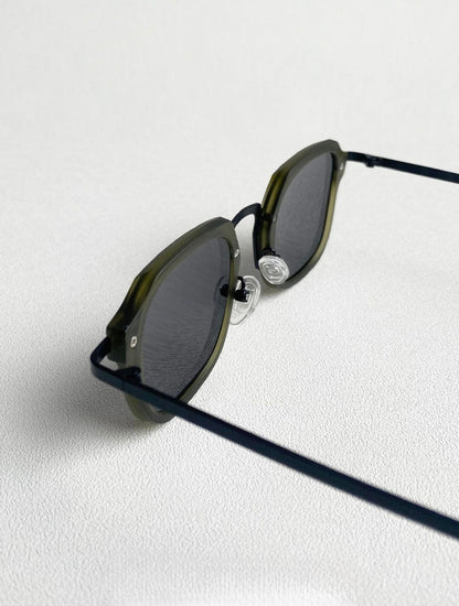 Herren Sonnenbrille Klassisch Leder